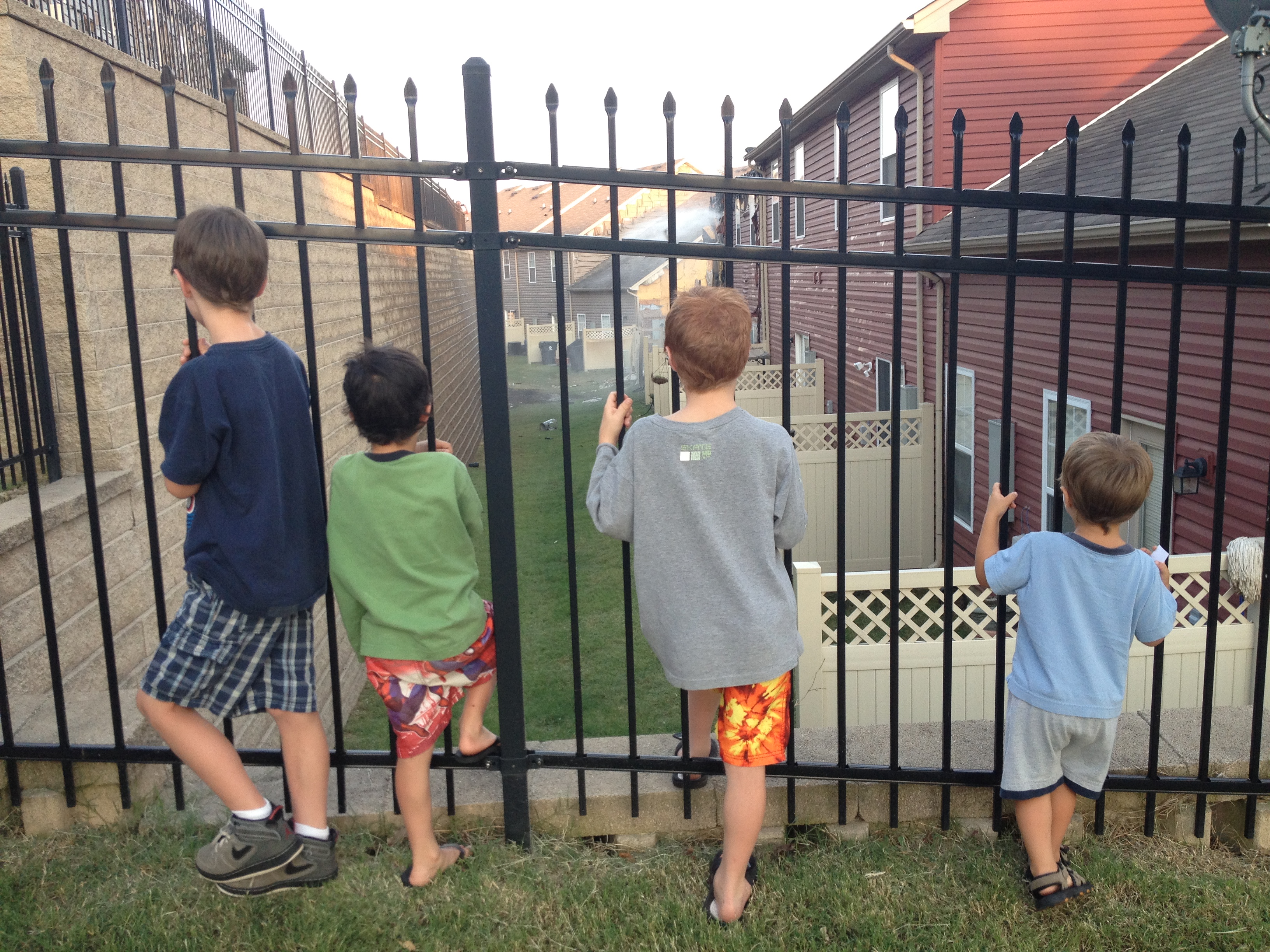 boys watching