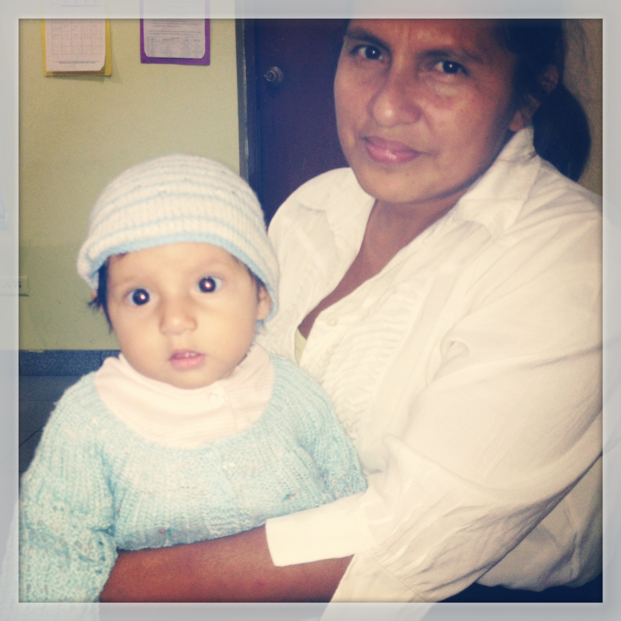 beautiful mother and child