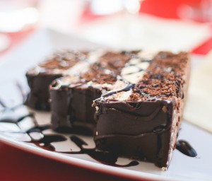 chocolate cake zoom in