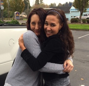 heather and i hugging cropped