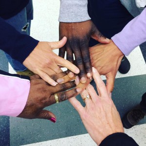 beautiful hands at community center
